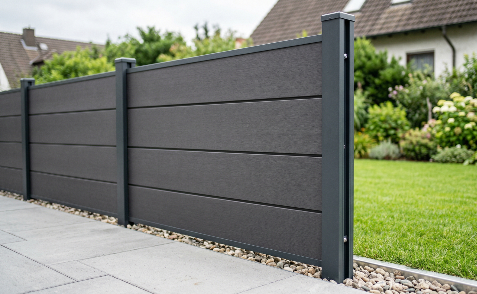 Hochwertige Zaunmontage Qualität